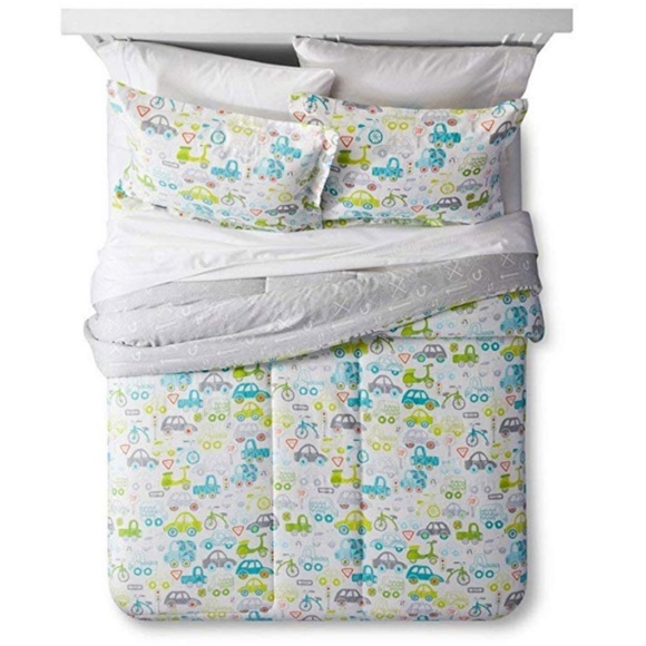 Lolli Living Cars Reversible Comforter Set - Picture 1 of 2